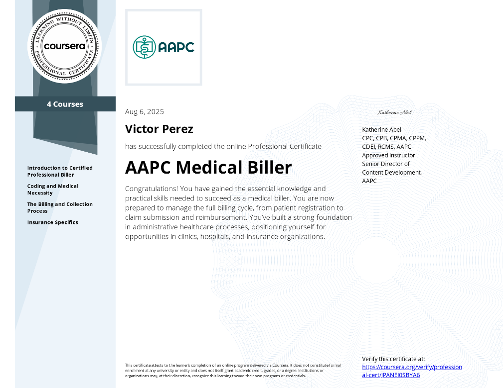 AAPC Medical Biller